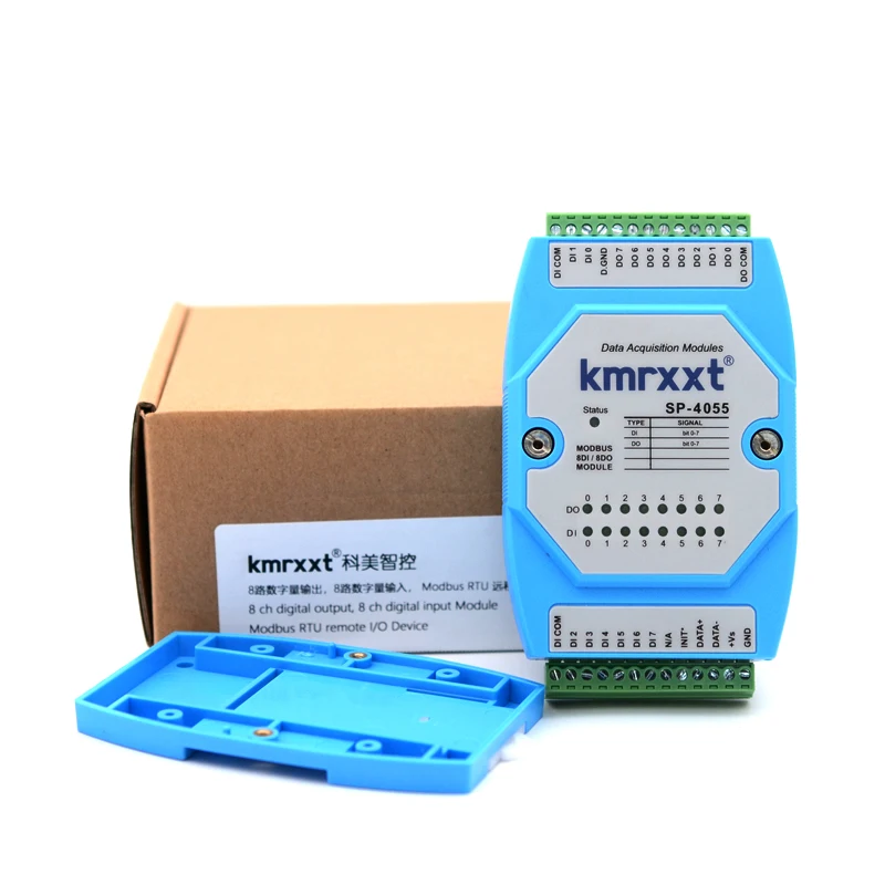 

Digital IO acquisition module to rs485 modbus 16 channel switch input/output isolation DAM4055