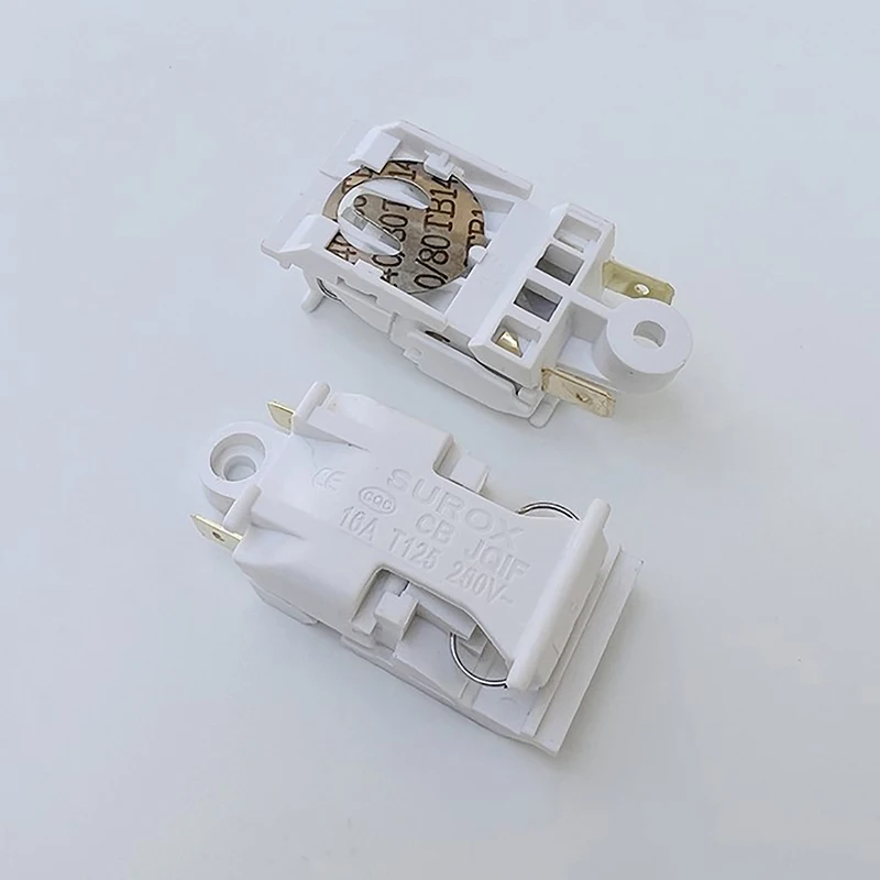 5pcs/set 16A Kettle Switch/white Boiler Thermostat Switch Electric Kettle Steam Pressure Jump Switch 2.1*4.6cm