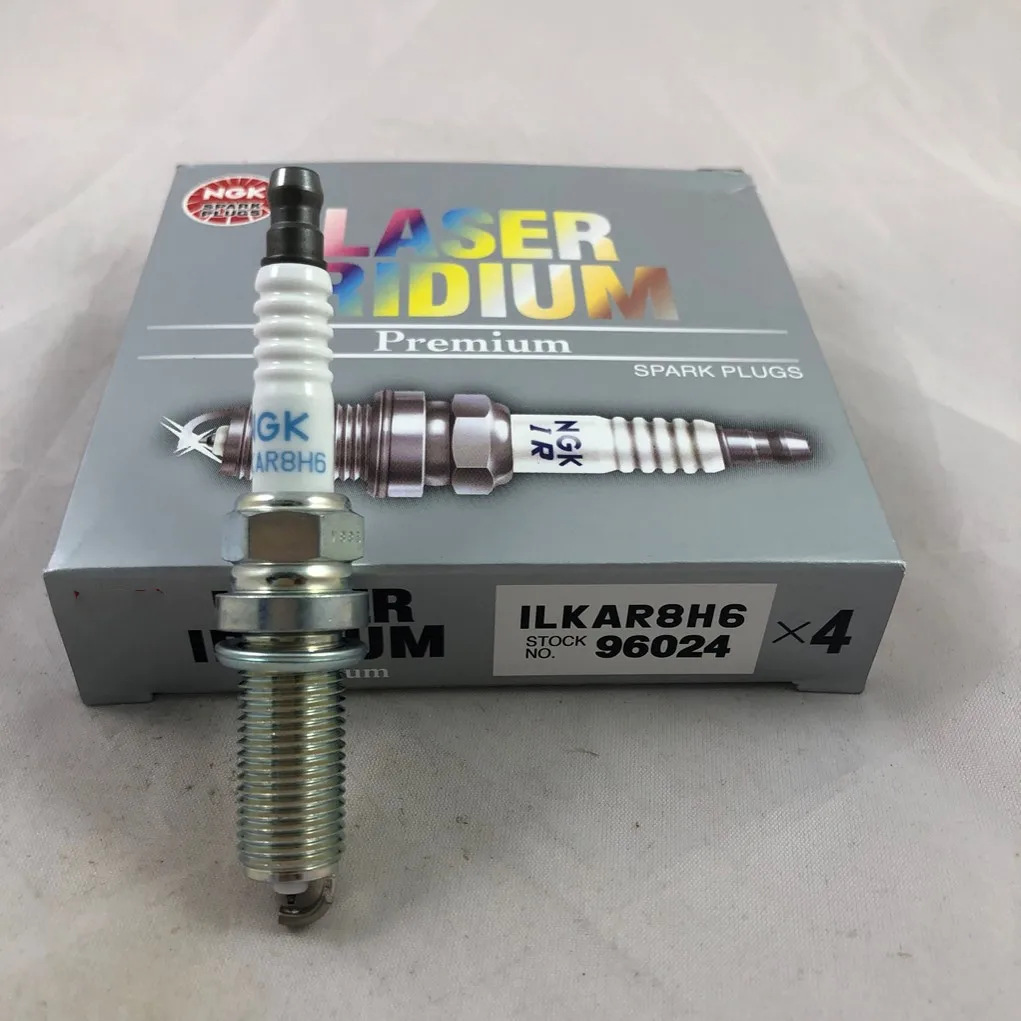 

4-6pcs Brand New Laser Iridium Platinuim Spark Plug ILKAR8H6 96024 for 22401-AA830