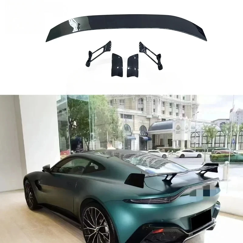 High Quality Carbon Fiber Rear Spoiler Mod Parts Fits Aston Vantage