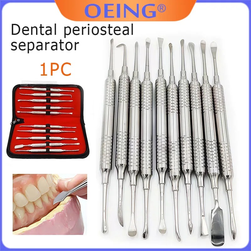 

10pcs/set Double Ends Dental Implant Periosteal Elevator Tool for Retracting Separator Dental Surgical Supplies
