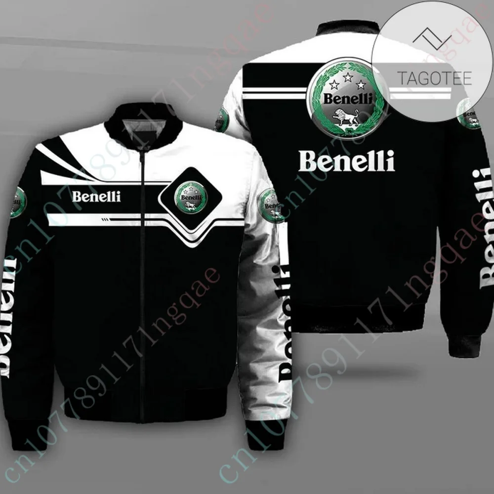 سترات بينيلي سترة هاراجوكو بومبر للرجال ملابس خفيفة الوزن زي بيسبول هيب هوب سترة واقية معطف عالي الجودة #1