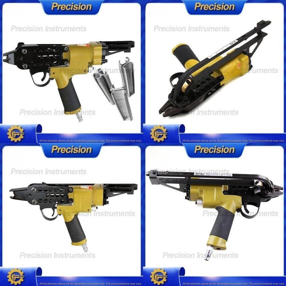2026 Heavy Duty Pneumatic Brad Nailer for Fencing Mattress Frame Stapling Fastening Aluminum Mesh and C Type Wire Nailing