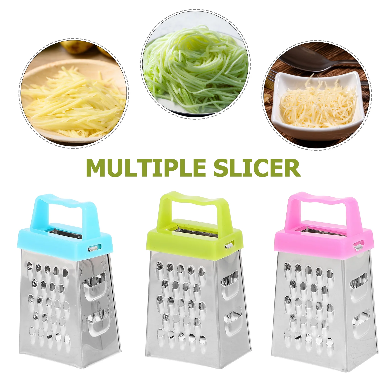 Crank Mini Cheese Grater Boxes Stainless Steel Kitchen Fruit Baby Mozzarella Peeler