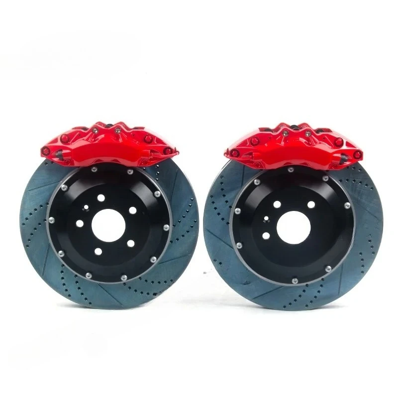 9040 6 Pot Car Brake Calipers Kit 355mm Disc Kit R18 R19 R20 for Toyota Civic FC Fortuner 2010 Camry VX70  E39 F30 Kia K5