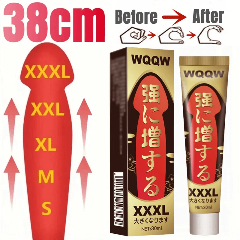 

Big Dick Penis Enlargement Cream Sex Gel 30ml Increase Size Male Delay Erection Cream for Men Growth Thicken Adult Products