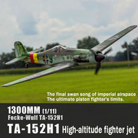 Freewing Rc1.3m Wingspan Ta-152h1 Ultimate Pistons High Altitude Fighter Adult Outdoor Remote Control Model Toy