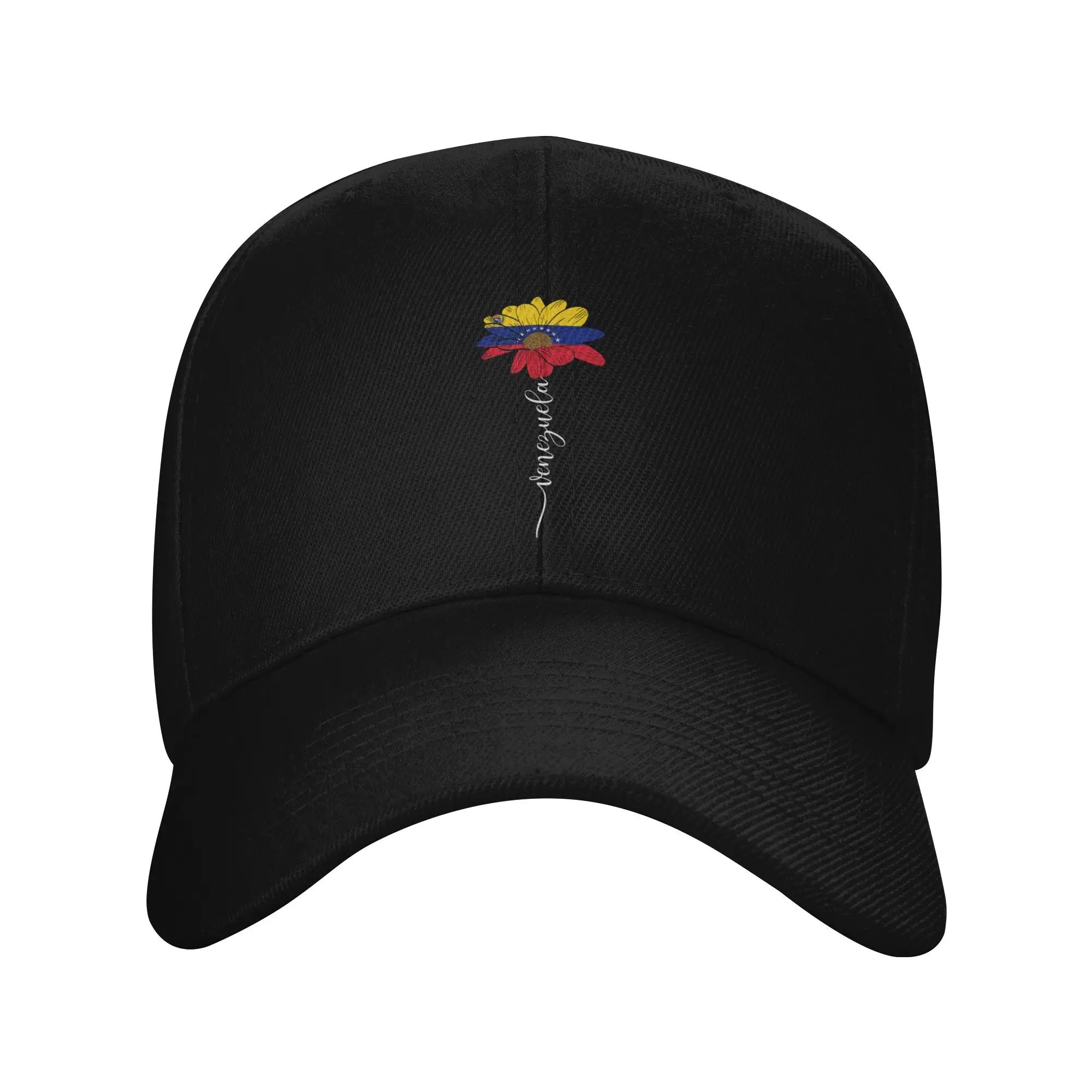 Venezuela Flag Sunflower Vintage Venezuelans Lover Men Women Baseball Cap Classic Caps Hat Outdoor Adjustable Snapback Hat
