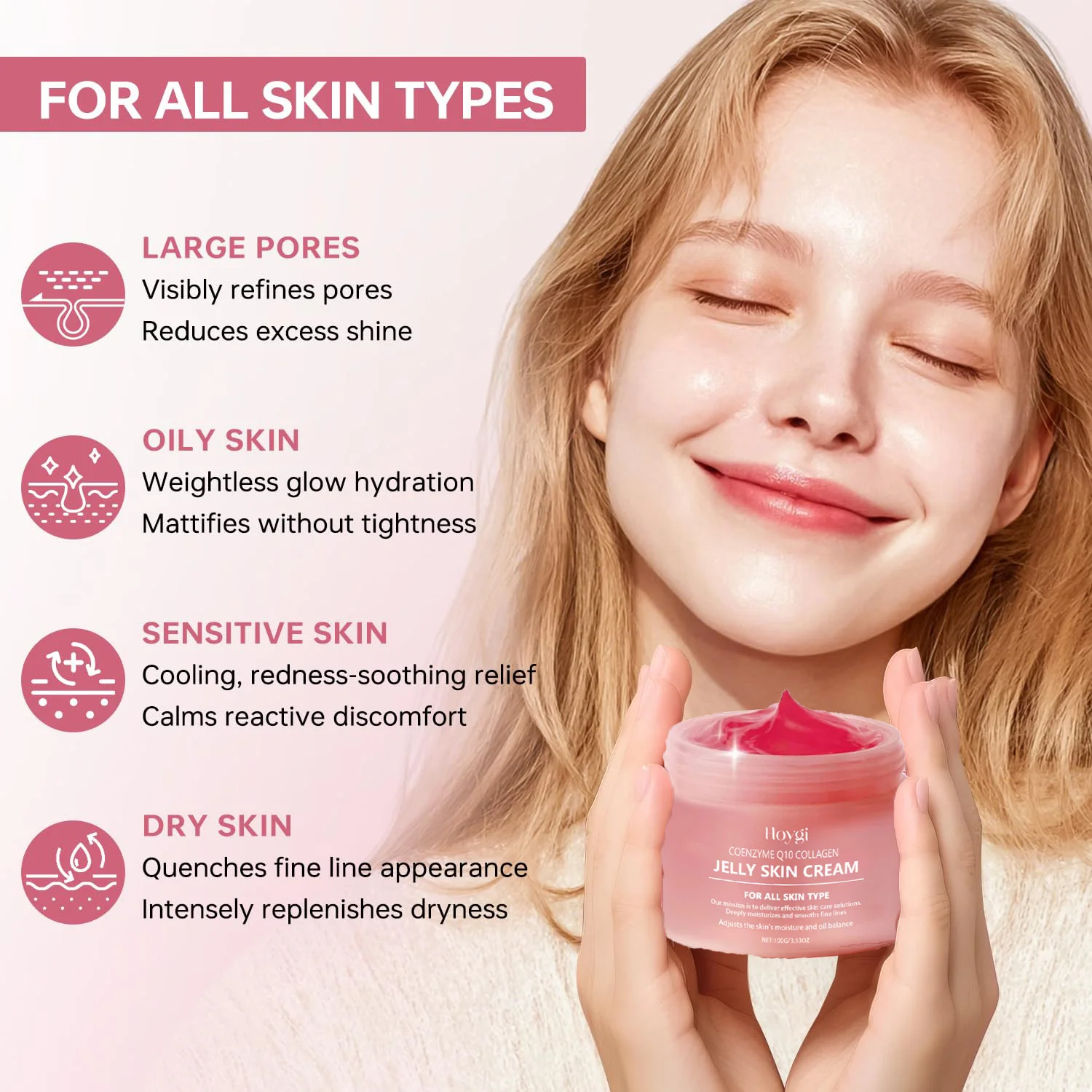 Lachs-Kollagen-Gelee-Creme Peel-Off-Maske PDRN DNA Über-Nacht-Gesichtsmaske zur Elastizitätssteigerung und Hautverfeinerung Koreanische Hautpflege – Detail 5
