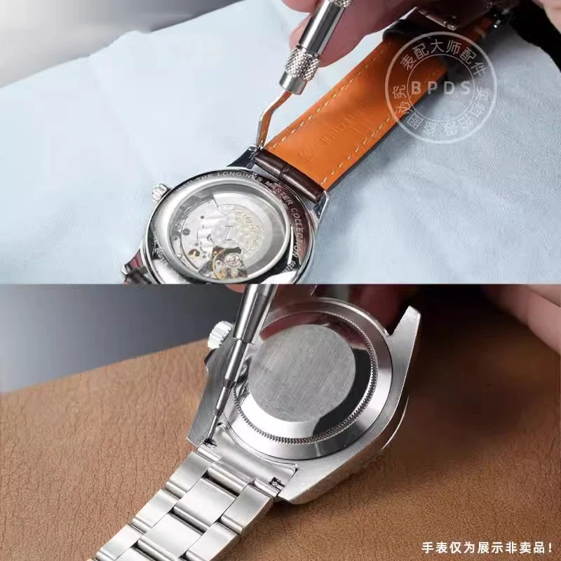 2 stili di strumenti per orologi, barra dell'ago in pino a molla, posa, perno classificato, riparazione barrette, set di molle per cinturini per orologi, riparazione dell'orologio, rimozione del cinturino