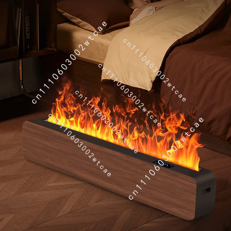 Winter Humidifier Home Decor Heater Bedroom Silent Large-capacity Atomized Flame Fireplace Designer Simulated Flame Fireplaces