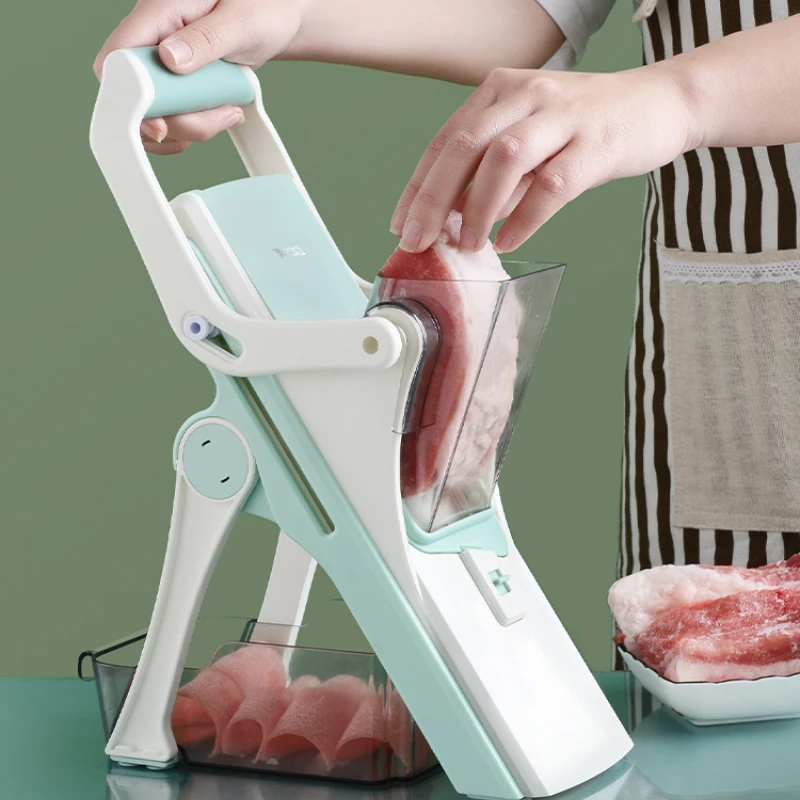 

Multi Functional Manual Vegetable Meat Slicer Slicer Kitchen Tool Shredder Salad Shredder Potato Chips Kitchen Shredder Tool