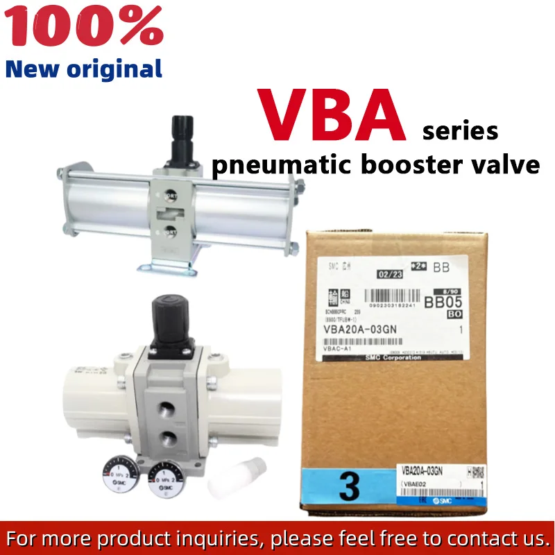 SMC booster valve VBA20A, VBA20A-03 VBA20A-03GN VBA20A-F03 VBA20A-F03GN new original gas booster pump