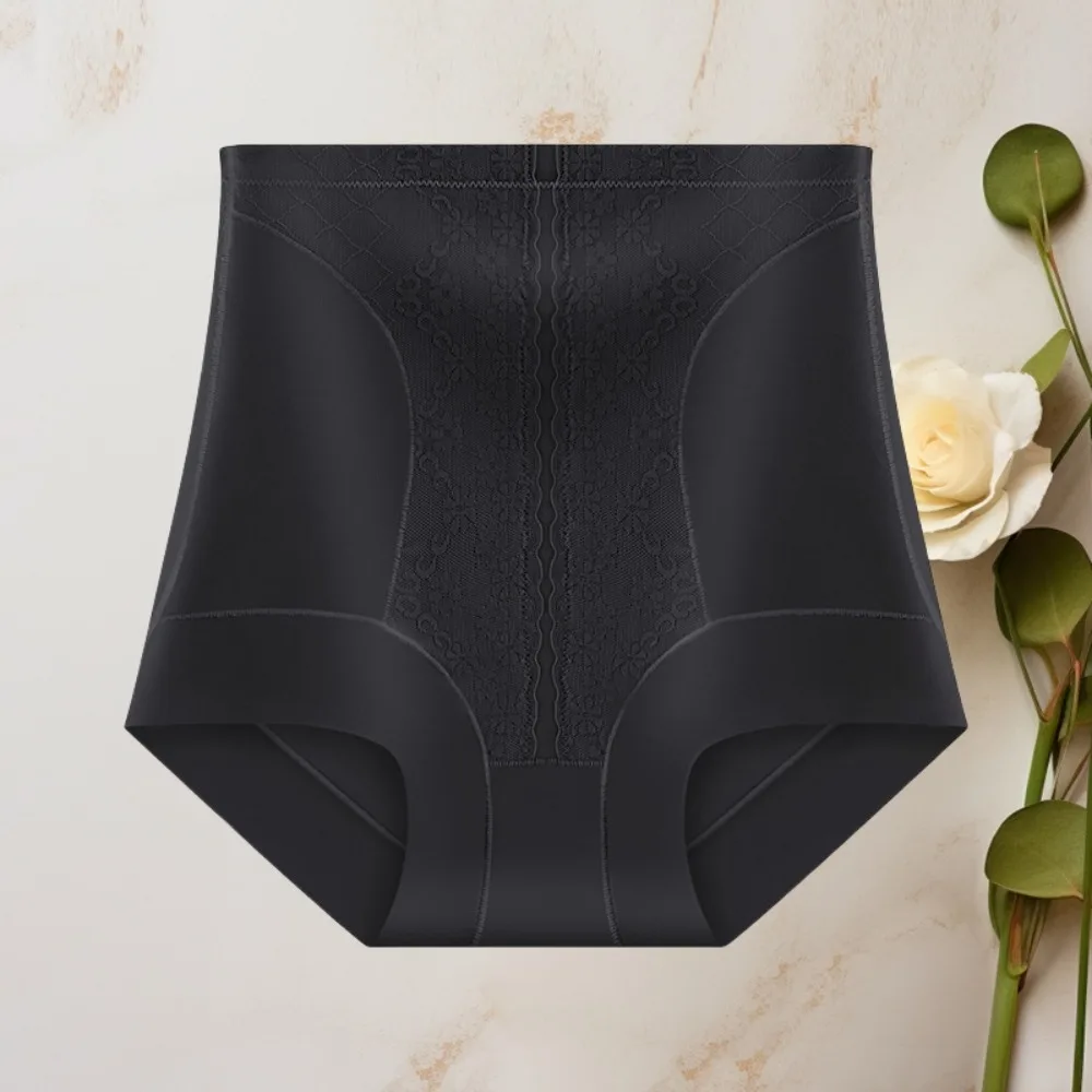 

High Waist Postpartum Body Shaper Shapewear Girdle Panties Lace Floral Briefs Seamless Tummy Control Underwear