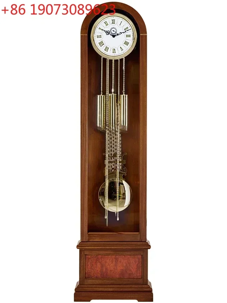 European Style Grandfather Clock Simple Mechanical Floor