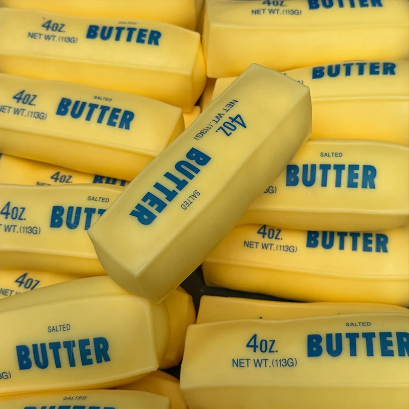 Knuspriger Butter-Stick Quetschbarer Stressball Fidget-Spielzeug Weiches Selbstgemachtes Squeeze-Stressabbau-Spielzeug Anti-Stress-Entspannungsspielzeug für die Hände – Detail 3