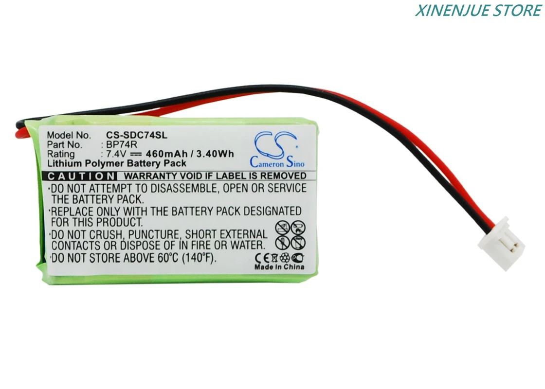بطارية طوق بكلاب 7.4 فولت/460 مللي أمبير في الساعة BP74R لجهاز استقبال Dogtra 2300NCP، 2300RX، 2302NCP، 2500B، 2500RX، 2502B، 2502T، 3500NCP، 3500RX، 3502NCP #2