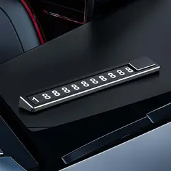 Parking Stop Sign Car Styling Accessories Phone Number Plate Car Park Supplies Temporary Parking Card Telephone Number Card