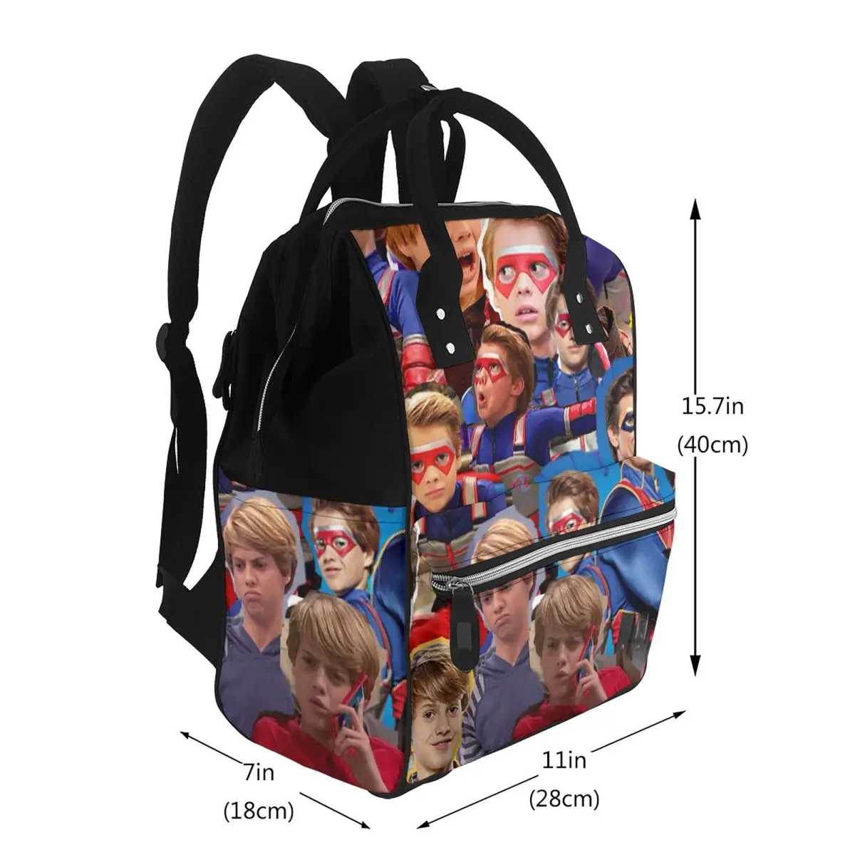 Henry Danger Student Backpack School Bag Hiking Travel Daypack for Men Women Bookbag Shoulder Bags