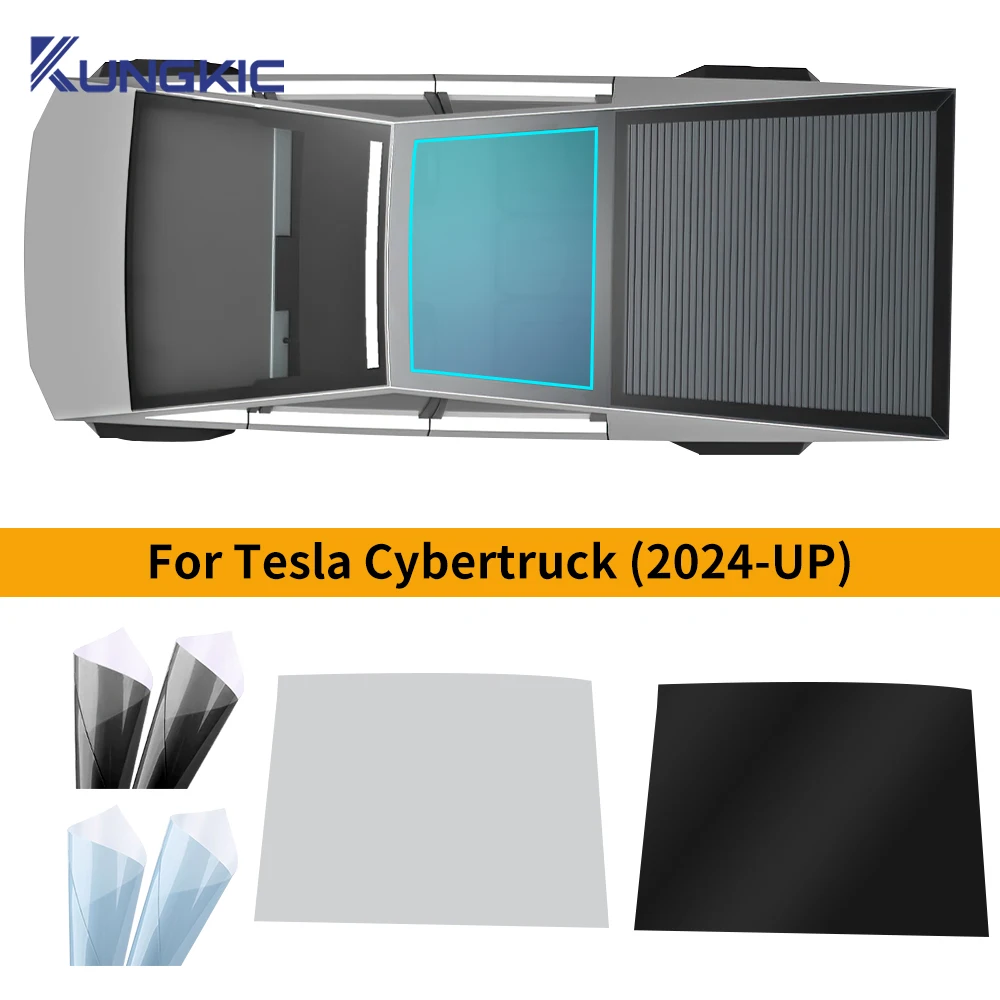 

TPU Ice Armor Pre-Cut Sunroof Protection Film for Tesla Cybertruck 2024 2025-Up Car PPF Heat Insulation Anti Rusting Accessories