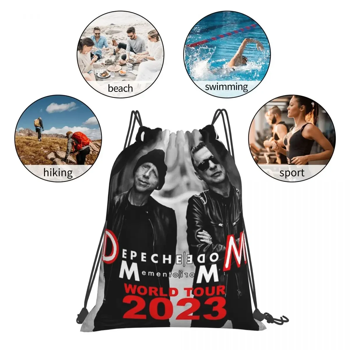 2023 Of Depeche Muddee Mori One And 23 Backpacks Drawstring Bags Drawstring Bundle Pocket Sports Bag BookBag For Travel Students