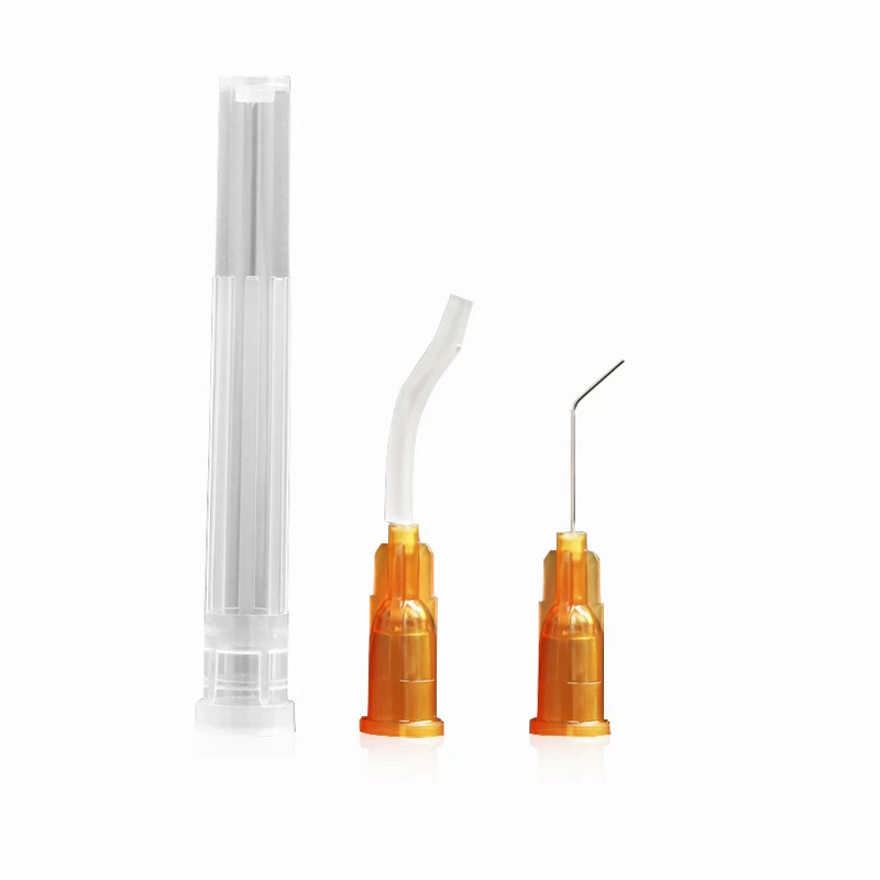 Conde Lai Disposable Sterile Needle For Ophthalmic Lacrimal Duct Irrigation Needle Straight Angle Dental Eye Irrigation Needle