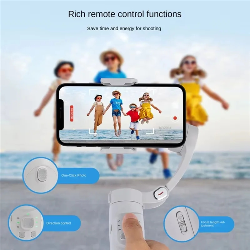 

FEDI-M1 Gimbal Handheld Stabilizer 3-Axis Shake Video Record Smartphone For Cellphone Selfie Stick Holder