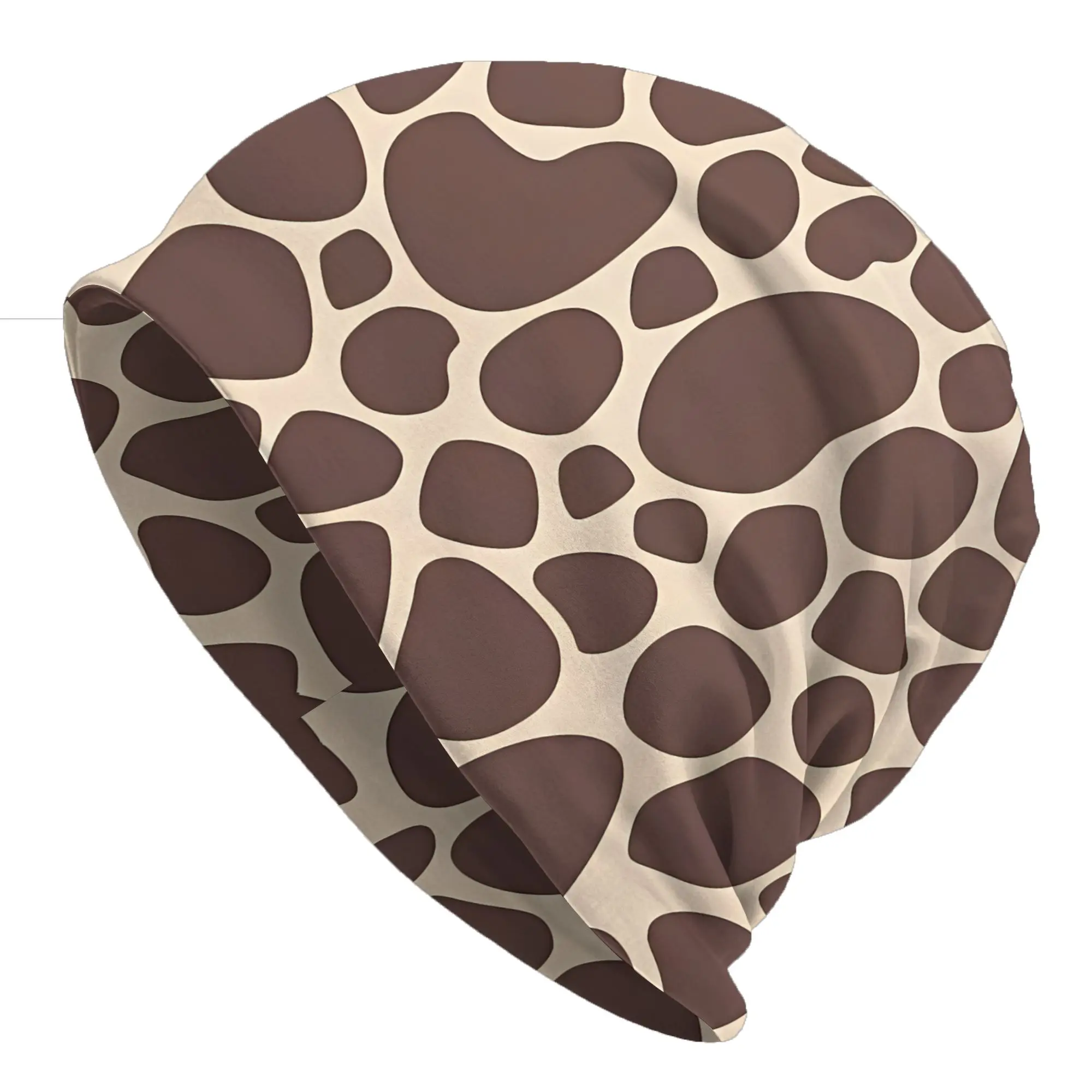 Autumn Giraffe Animal Print Bonnet Homme Outdoor Thin Hat  Skullies Beanies Caps Men Women Novelty Hats
