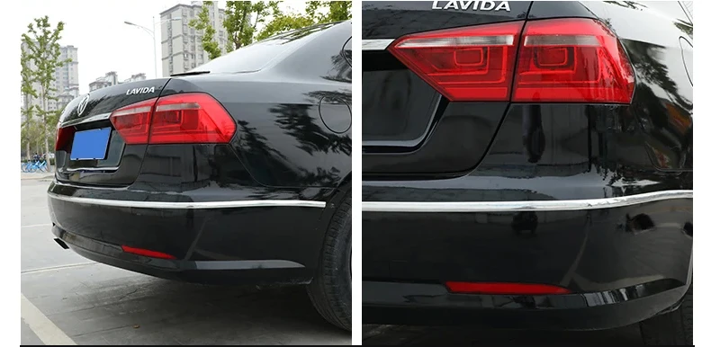 Auto Körper Streifen Stoßstange Auto Tür Schutz Form Styling Trim Aufkleber Anti-Kollision Band Stoßstange Grill Chrom Moulding Trim – Detail 21