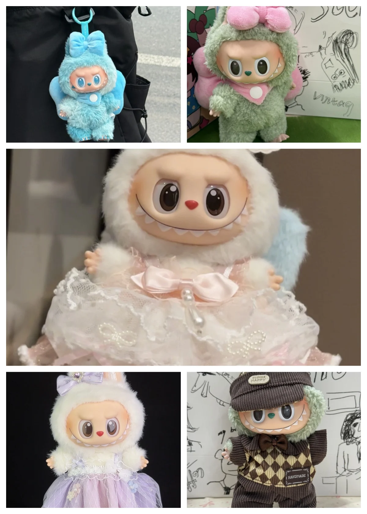 

Original Plush Dolls Doll's Clothes Handmade baby clothes labubu clothes