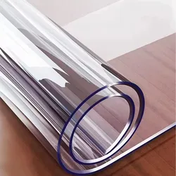 Transparent PVC tablecloth waterproof oil tablecloth plastic tablecloth crystal table mat glass soft cloth manteles para fiesta