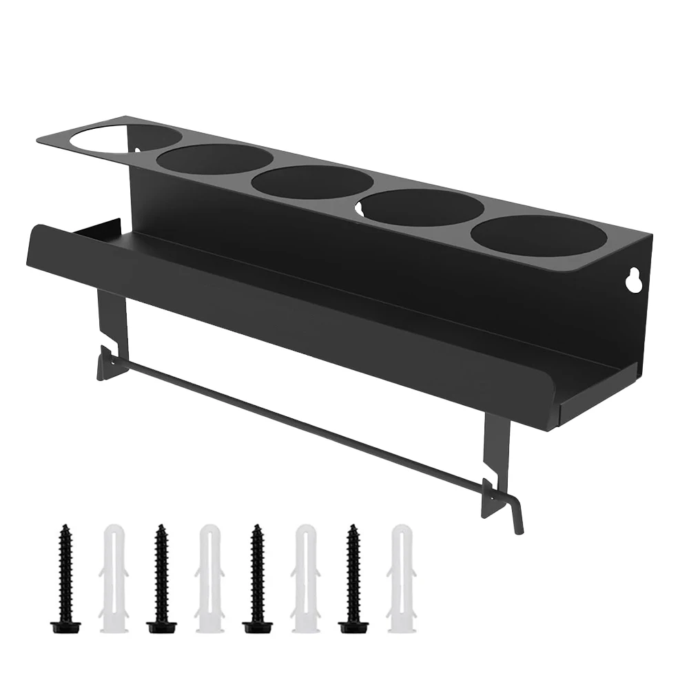 Spray Tank Storage Rack Tissue Holder Paint Bottle Storage Rack 5 3-inch Diameter Hole Metal Storage Rack