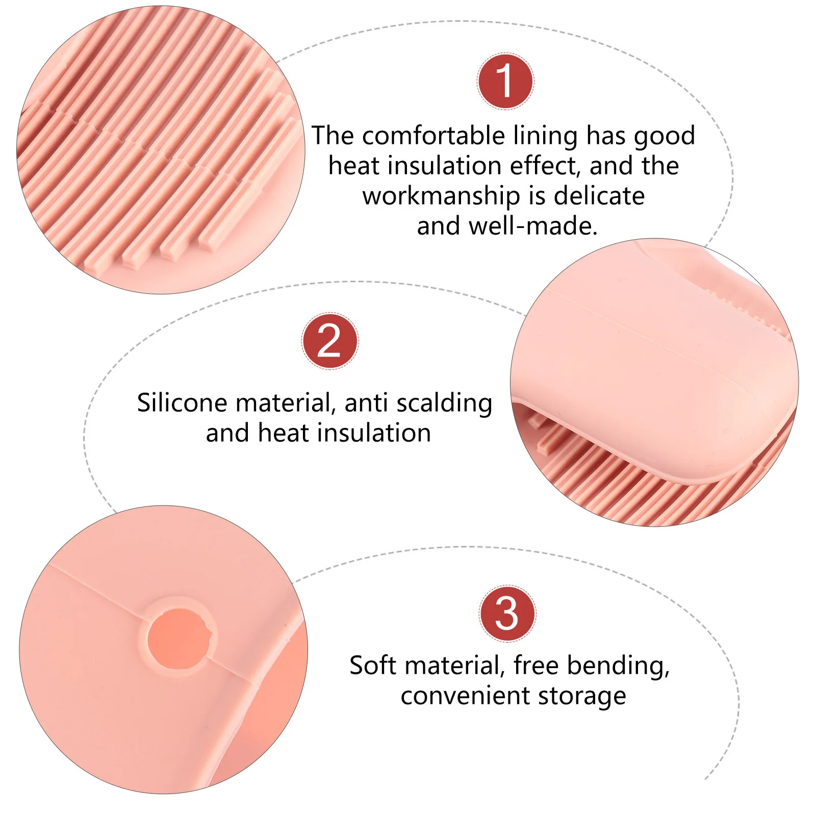 

Silicone Oven Mitt Heat Resistant Anti Scald Microwave Gloves Baking Mitt Kitchen Oven Bbq Cooking Gloves Protection