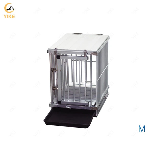 Foldable Modular Aluminum Large Pet Dog Cat Cage Crates with Waste Tray for Animal Clinic Puppy Shop Kennels