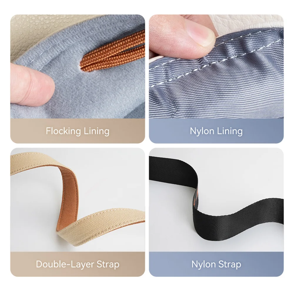 Bolsa TTArtisan Drawsring para accesorios de fotografía compatible con drones compactos de tamaño mediano, cámaras de acción y lentes Beige 300g