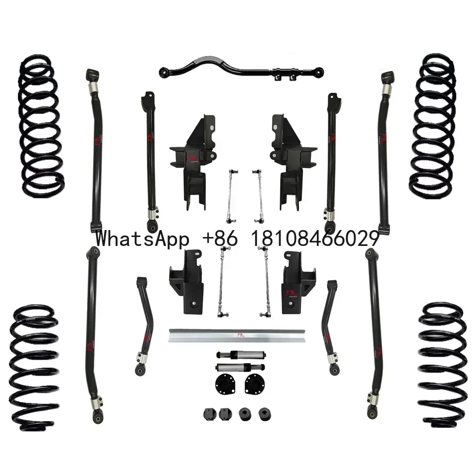 For  2018-UP Jeep Wrangler JL 3.5inch Suspension Lift Kit Offroad Coil Springs  Long  Control Arm