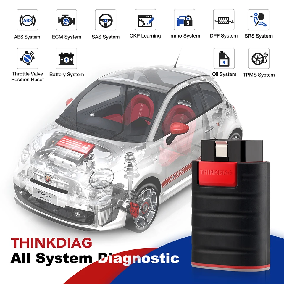 Thinkcar ThinkDiag obd2 Code Reader BT -Andriod IOS auto diagnostic kit car reset service pk EasyDiag Golo iCarScan DBScar