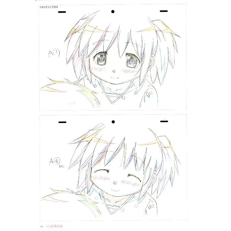 370p Puella Magi Madoka Magica  Ar Tbook Artwork Collection Storyboard Manga Art Line  Artwork Madoka Kaname Homura TV Anime