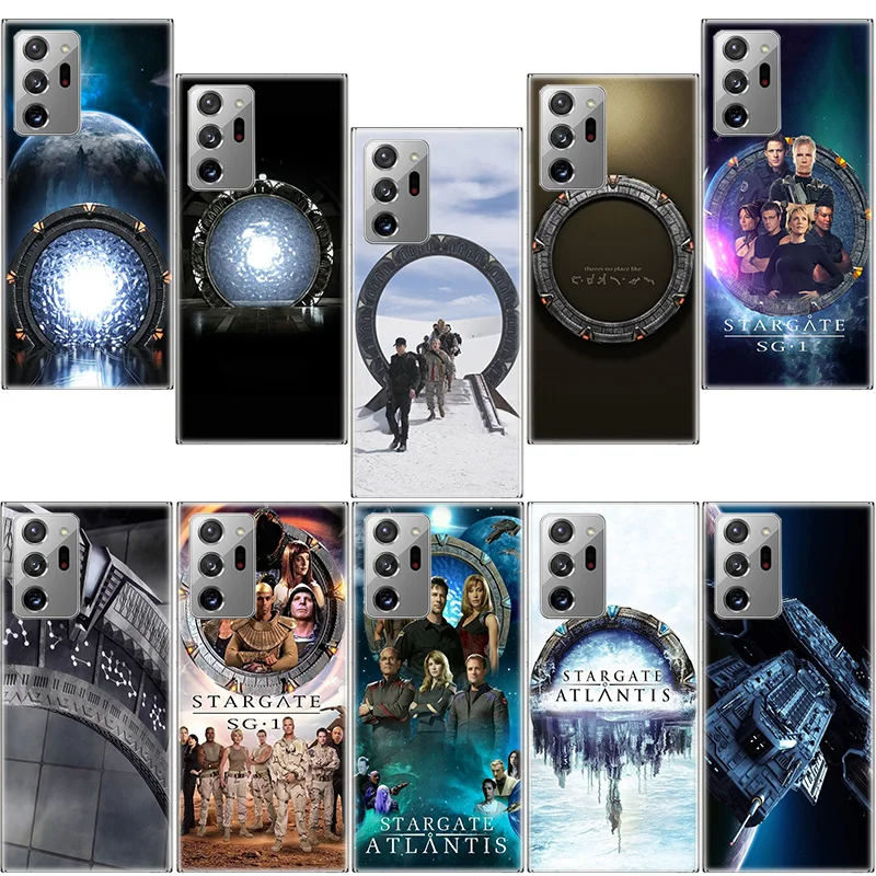 Stargate Atlantis Phone Case For Samsung Galaxy S25 Edge S24 S23 FE S22 Ultra S21+ S20 S10 Plus Cover Capa Soft