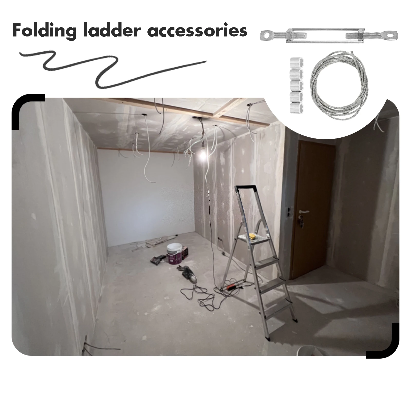 

1Set Versatile Scaffold Accessory Set Portable Stable Scaffolding Fastener Replacement Part Wire Fixing Supply