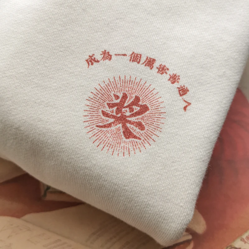 

Ретро-толстовка Xie Xianen: утепленная, с круглым вырезом, повседневная, молодежная, модная, свободного кроя