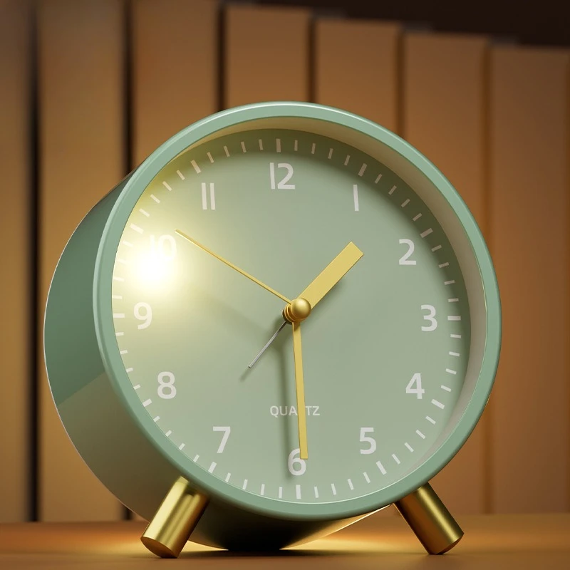 Student Alarm Clock Silent Desktop Wake Up Clock Strong Wake Up Alarm for Boys Girls Bedroom Study Room
