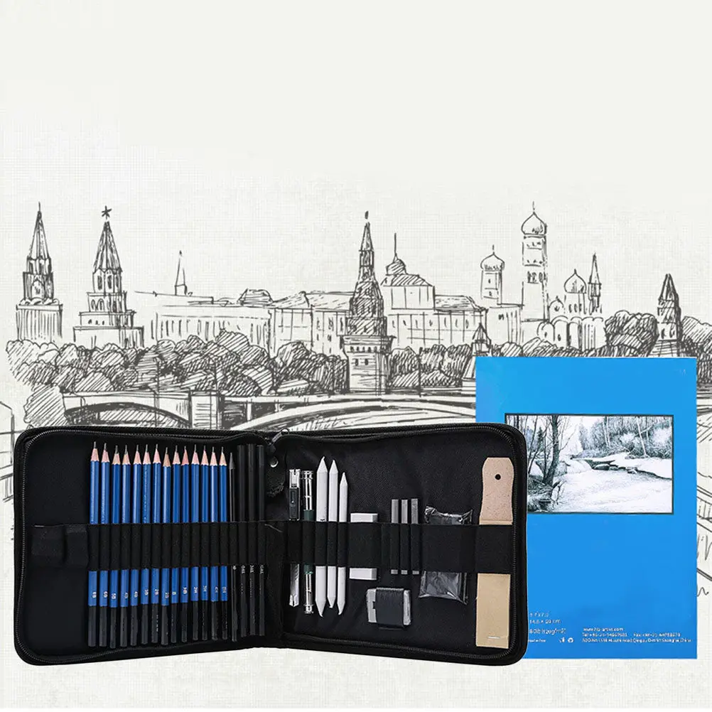 35pcs-sketching-pencil-sets-professional-drawing-pencils-kit-with-zippered-carry-case-for-artists-students-teachers-outdoor