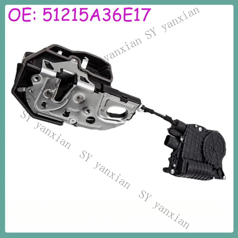 SY+ Front Left Soft Close Door Lock Actuator 51215A36E17 For BMW F10 528i 740i 750i