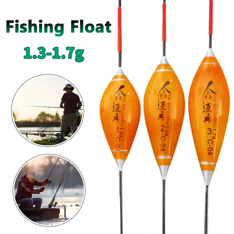 2Pcs Luminous Fishing Floats 1.3-2g Gravity Sensitive Set of Fishing Floats Shallow Water Night Luminous Fishing Buoys Tools 막대찌