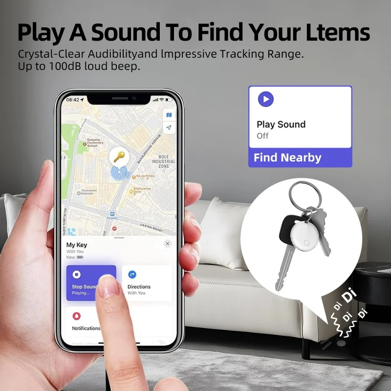 تعقب ذكي لتحديد المواقع بنظام تحديد المواقع مناسب لجهاز Apple المضاد للخسارة، مكتشف الحيوانات الأليفة، العثور على تحديد موضع تطبيقي الذكي