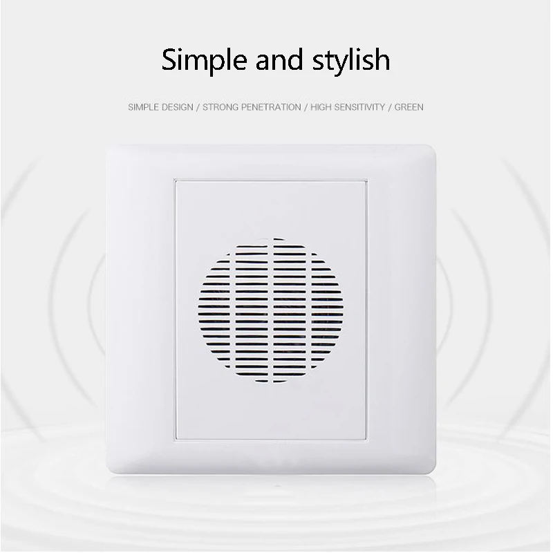 86 type embedded 110V/220V smart wired hotel doorbell Hotel display was not disturbed with doorbell free shipping