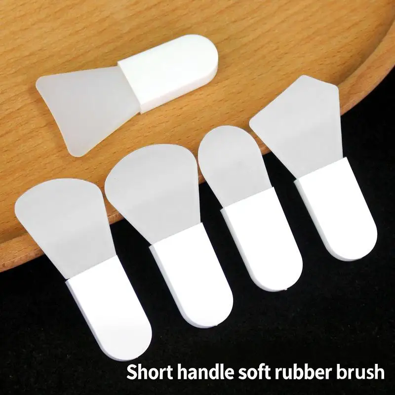 Pincel de Silicone para Máscara Facial, Aplicador de Creme e Argila, Ferramentas para Cuidados com a Pele, Equipamento de Beleza DIY, Kit Profissional