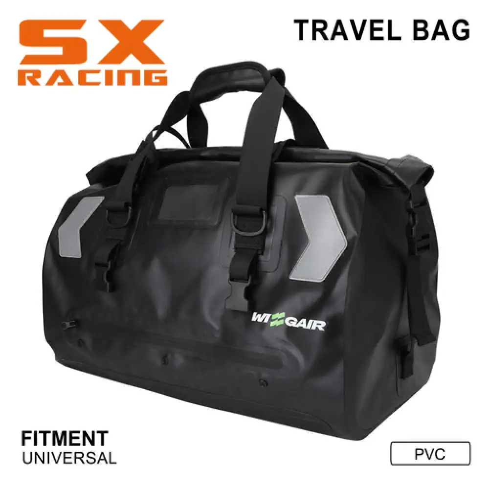 

Universal Motorcycle Luggage Bags Waterproof Side Bags Large Capacity Racer Bike Travel Bag Helmet Bag Canvas Male Shoulder Bag