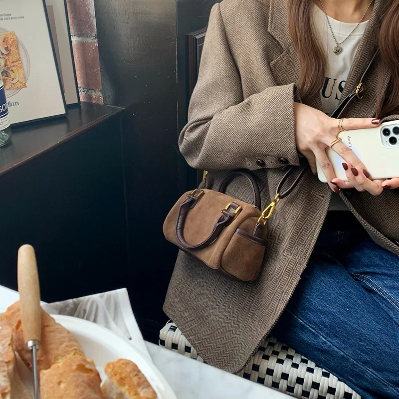 

Korean version autumn and winter new item retro versatile single shoulder diagonal cross small bag hand-held women's bag